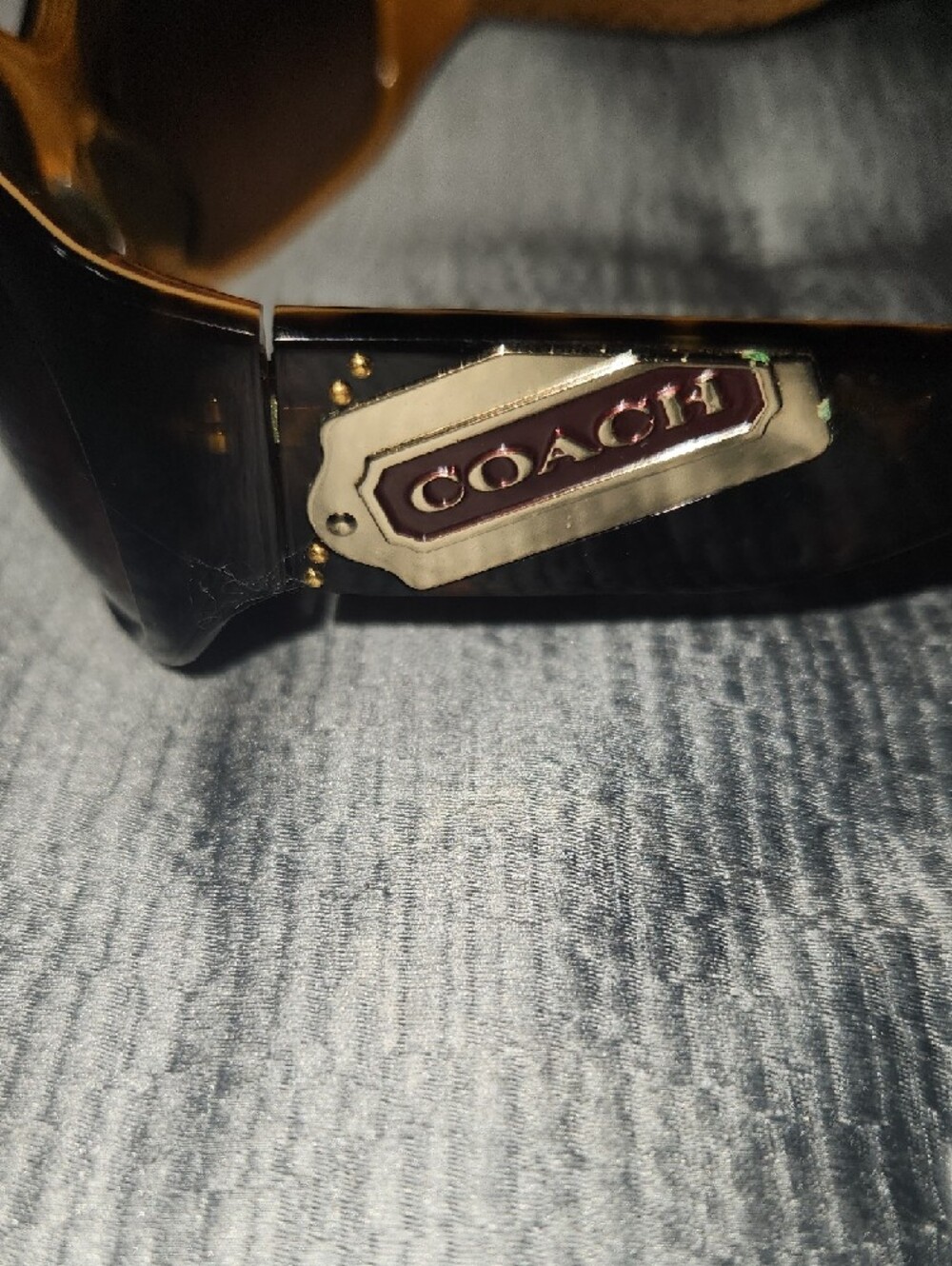 Coach Oversized Brown Gradient Sunglasses with Signature Case - Picture 4 of 7